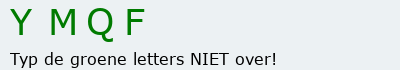 Bevestigingscode