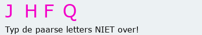Bevestigingscode