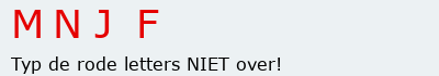 Bevestigingscode