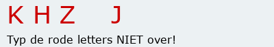 Bevestigingscode