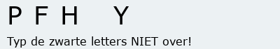 Bevestigingscode