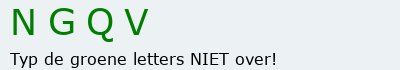Bevestigingscode