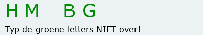 Bevestigingscode