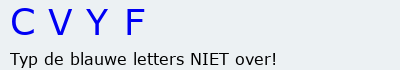 Bevestigingscode