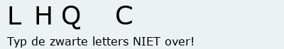 Bevestigingscode