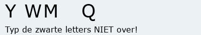 Bevestigingscode