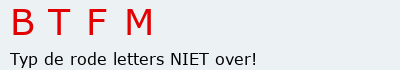 Bevestigingscode