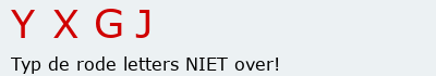 Bevestigingscode