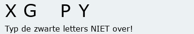 Bevestigingscode