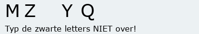 Bevestigingscode