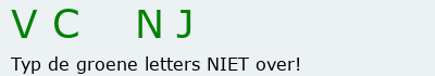 Bevestigingscode