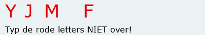 Bevestigingscode