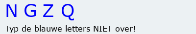 Bevestigingscode