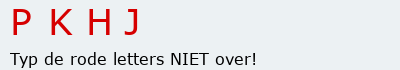 Bevestigingscode