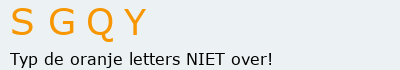 Bevestigingscode
