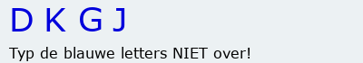 Bevestigingscode