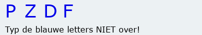 Bevestigingscode