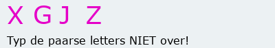 Bevestigingscode
