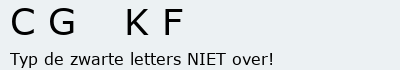 Bevestigingscode