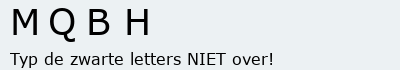 Bevestigingscode