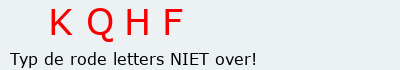 Bevestigingscode