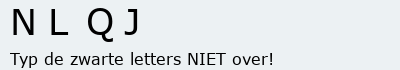 Bevestigingscode