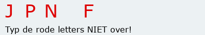 Bevestigingscode