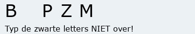 Bevestigingscode