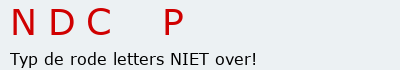 Bevestigingscode