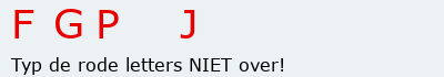 Bevestigingscode