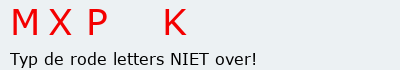 Bevestigingscode