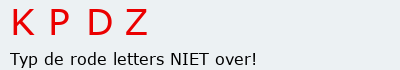 Bevestigingscode