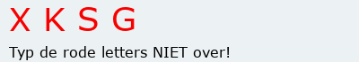 Bevestigingscode
