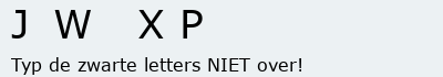 Bevestigingscode