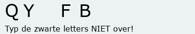 Bevestigingscode