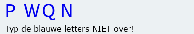 Bevestigingscode
