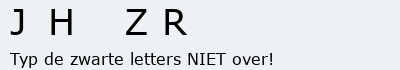 Bevestigingscode