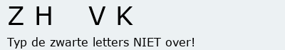 Bevestigingscode