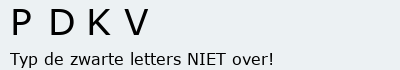 Bevestigingscode