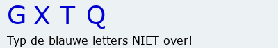 Bevestigingscode
