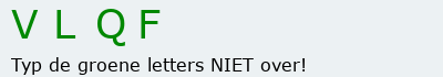 Bevestigingscode