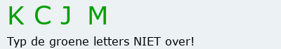 Bevestigingscode
