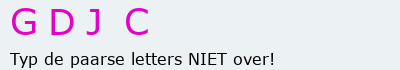Bevestigingscode