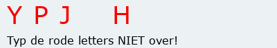 Bevestigingscode