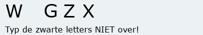 Bevestigingscode