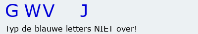 Bevestigingscode