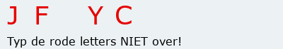 Bevestigingscode