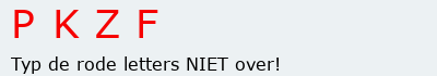 Bevestigingscode