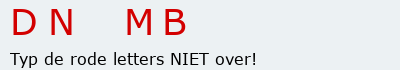 Bevestigingscode