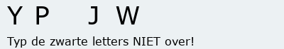 Bevestigingscode
